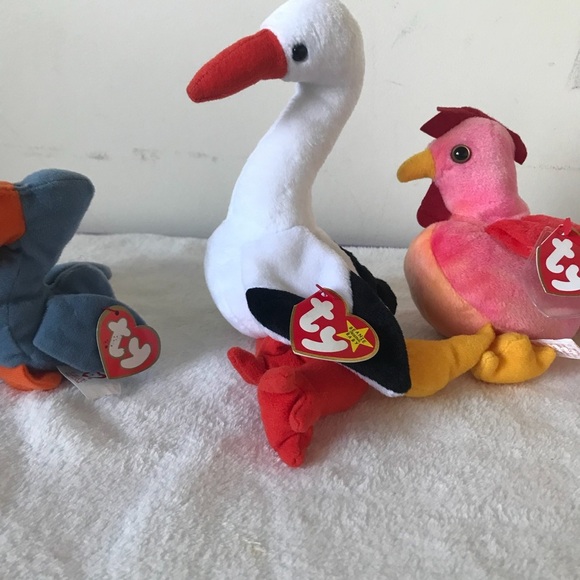 Rare 1993-98 Ty Beanie Bird Bundle - Picture 5 of 8